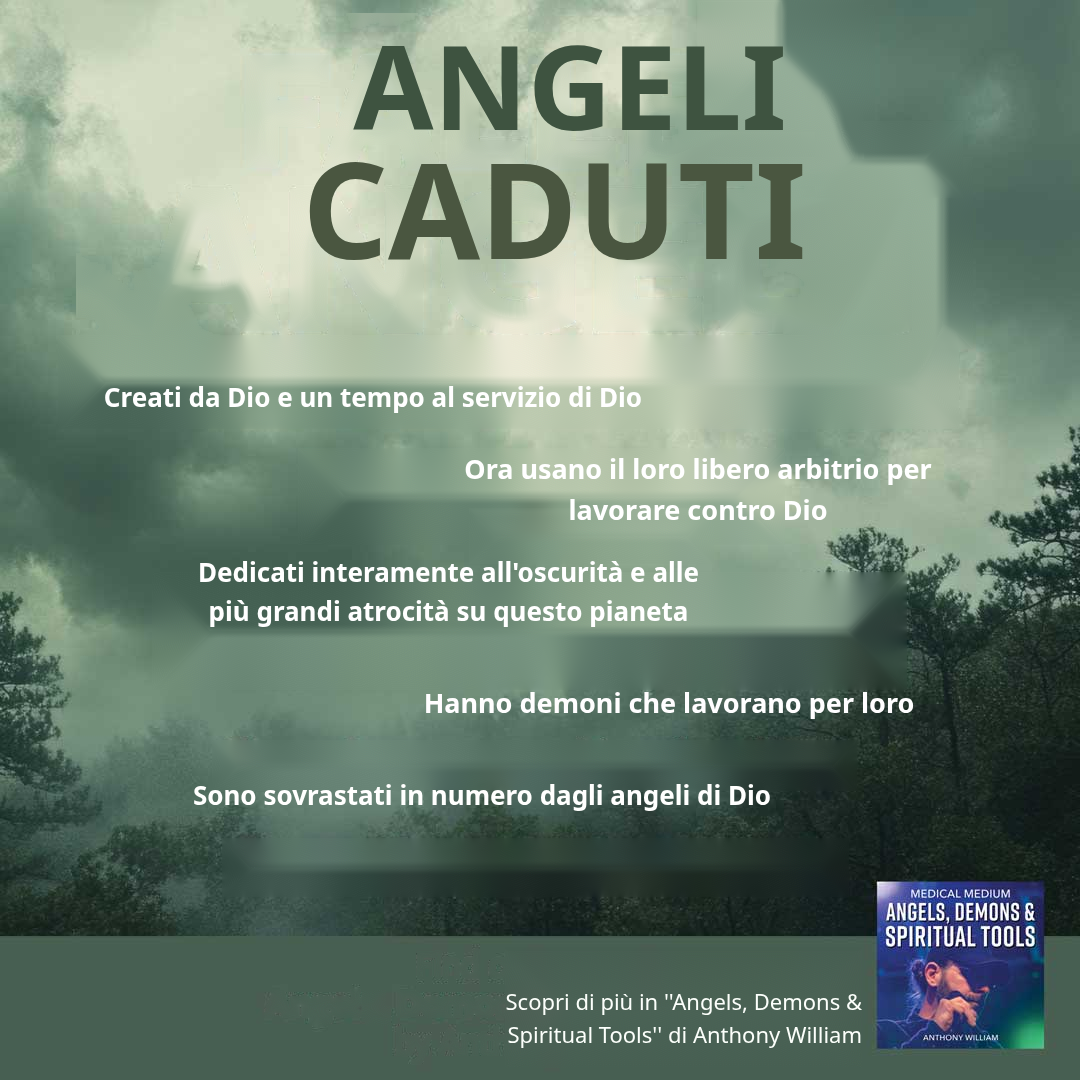 Rappresentazione degli angeli caduti e del loro obiettivo di sopraffare Dio