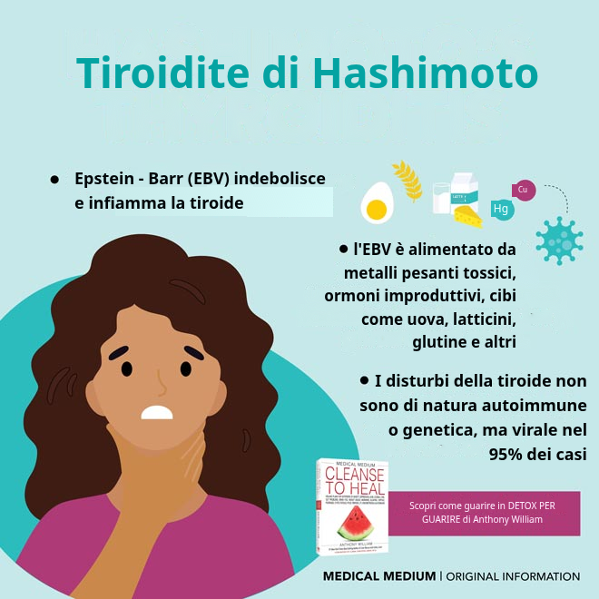 Tiroidite di Hashimoto: il virus Epstein-Barr e il viaggio verso la tiroide