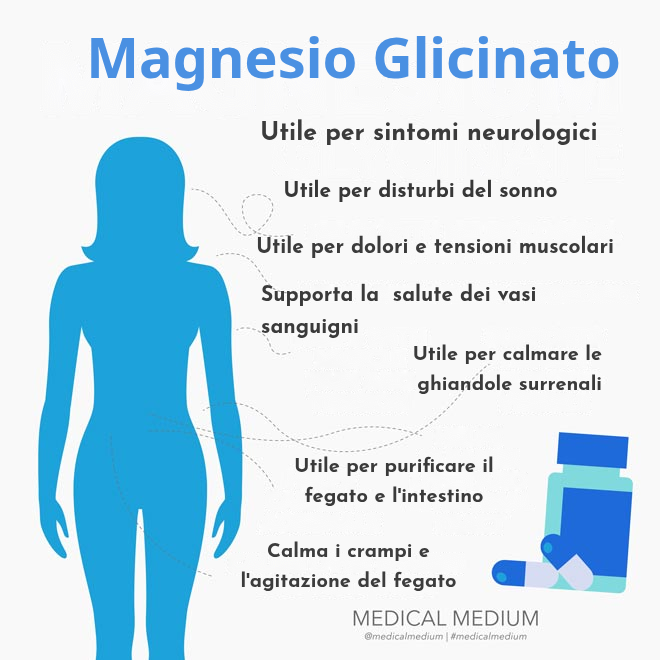 Glicinato di magnesio: rimedio per dolori muscolari e nervosi, crampi, emicranie e sonno
