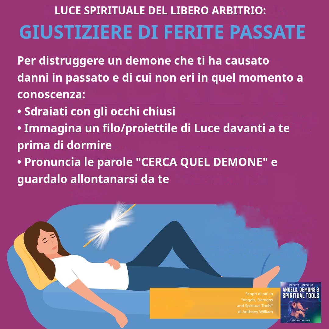 Past Hurt Seeker: filo di Luce Spirituale del Libero Arbitrio contro i demoni del passato