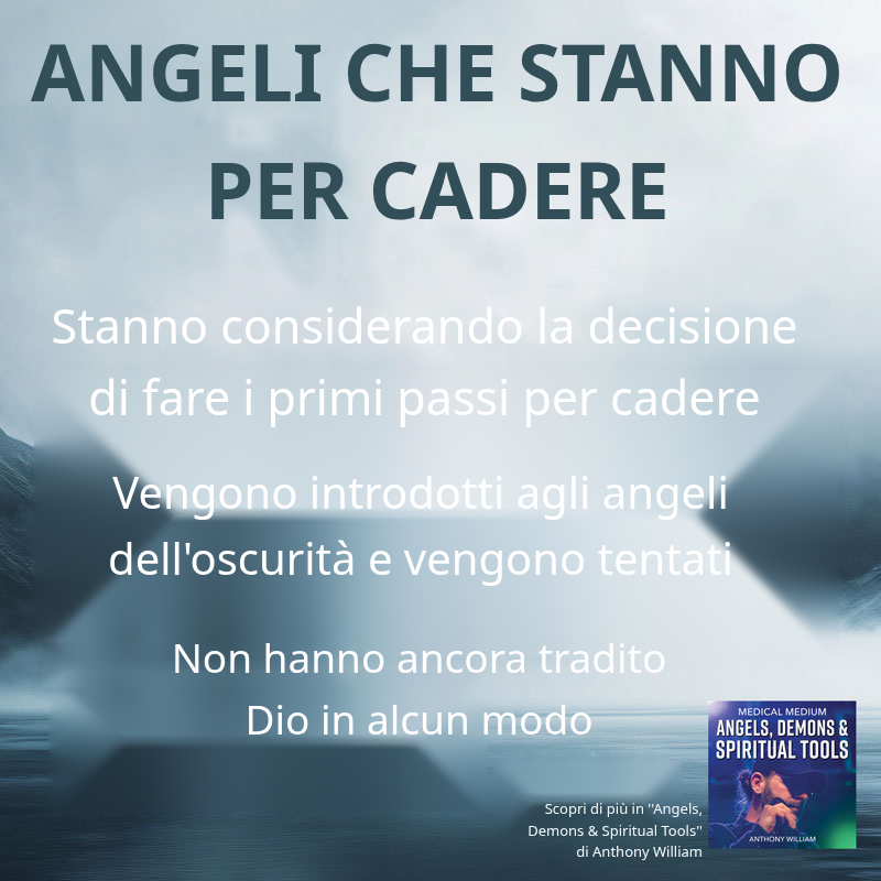 Angeli pre-caduta che valutano la decisione di cadere e ascoltano gli angeli delle tenebre