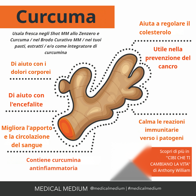 Curcuma fresca: benefici per infiammazione, circolazione e sistema cardiovascolare
