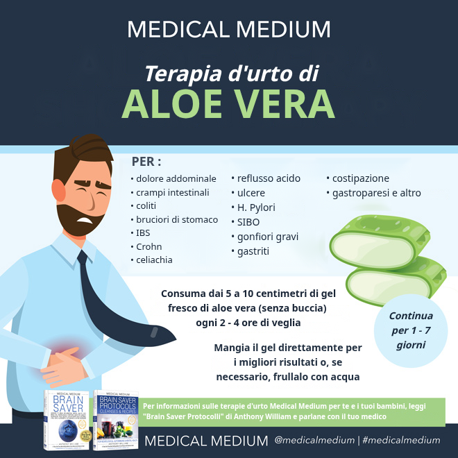 Gel fresco di aloe vera per la Terapia d'Urto: dosi e preparazione